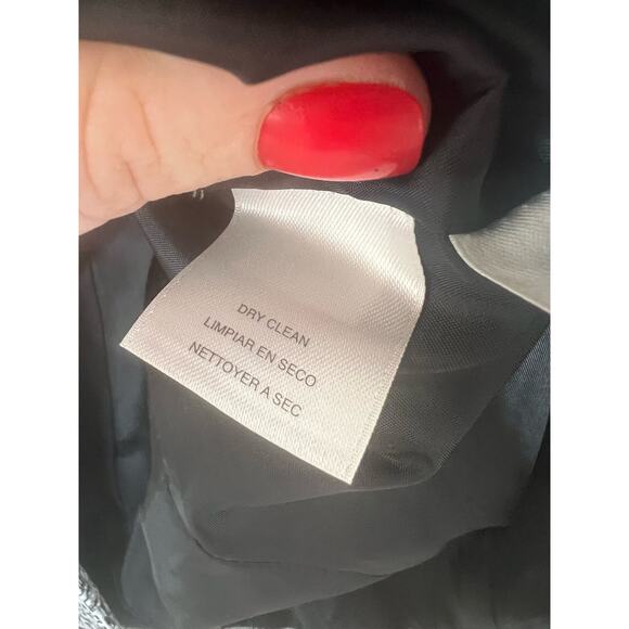 Evan-Picone Women's Black and White Blazer Jacket with Shoulder Pads Size 2P - Picture 8 of 8